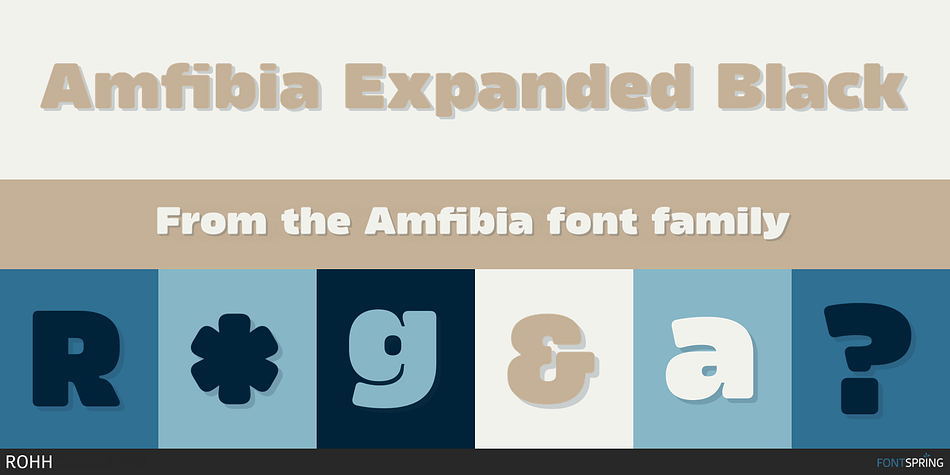 Amfibia Expanded Black Font