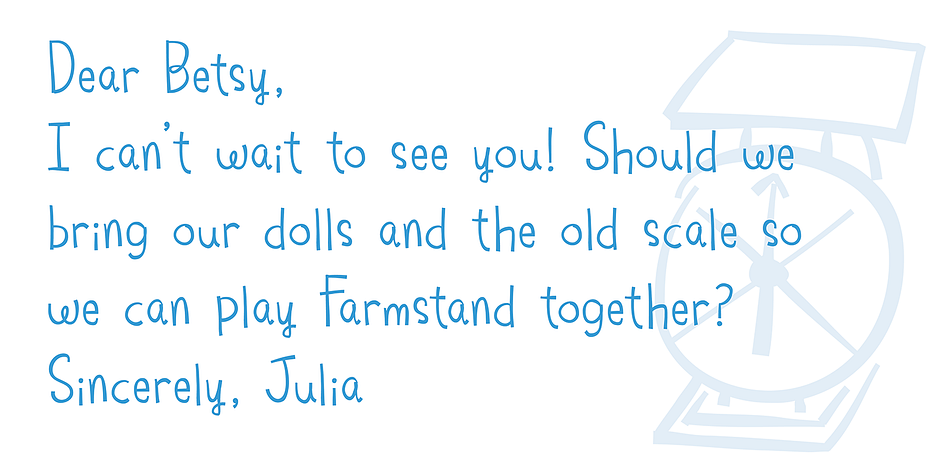 Highlighting the Farmstand font family.
