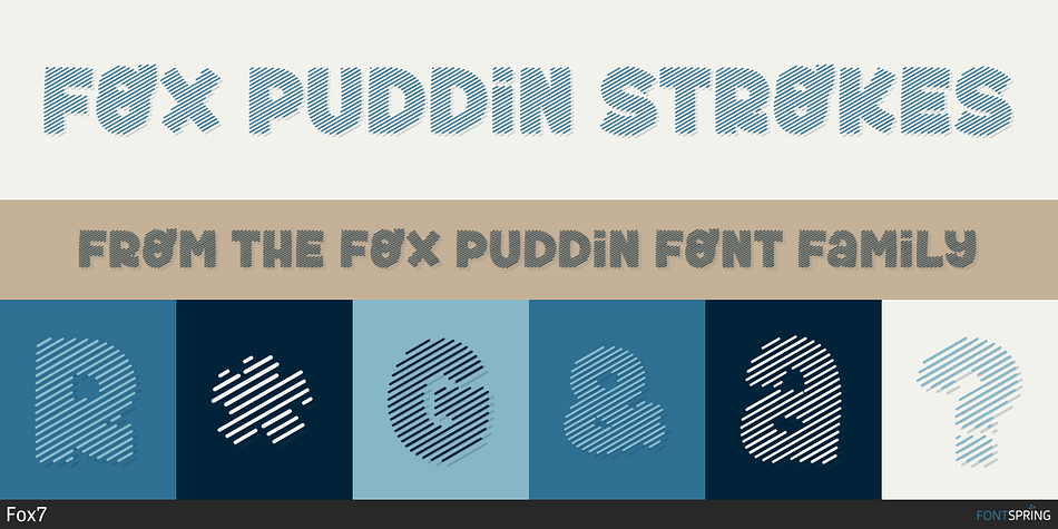 Fox Puddin Strokes Font