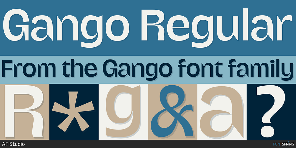 Gango Regular Font