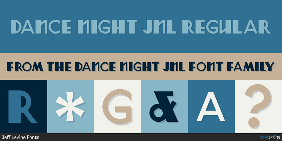 Dance Night JNL Regular Font