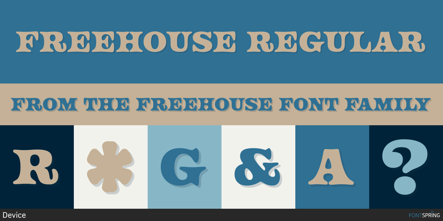 Fonts similar to Freehouse