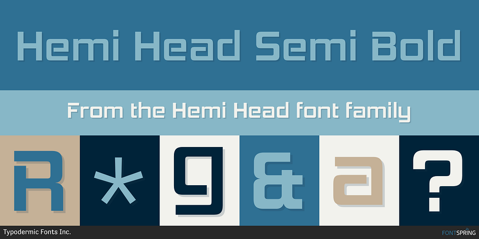 Hemi Head Semi Bold Font
