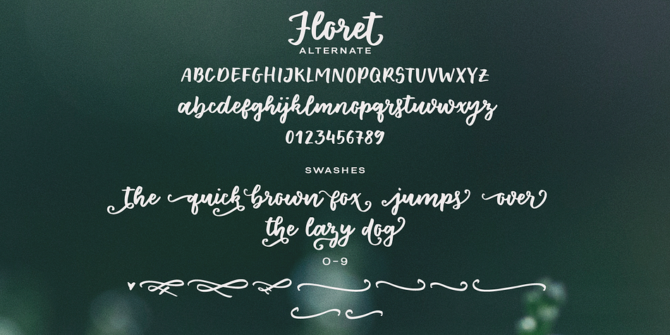 Floret Font