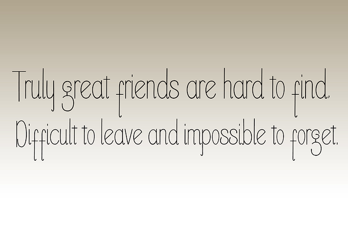 Buttercup Sans font family sample image.