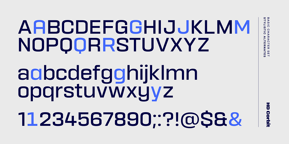 HD Corbit Font
