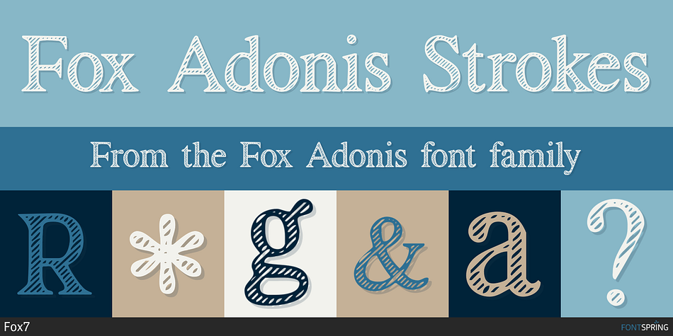 Fox Adonis Strokes Font