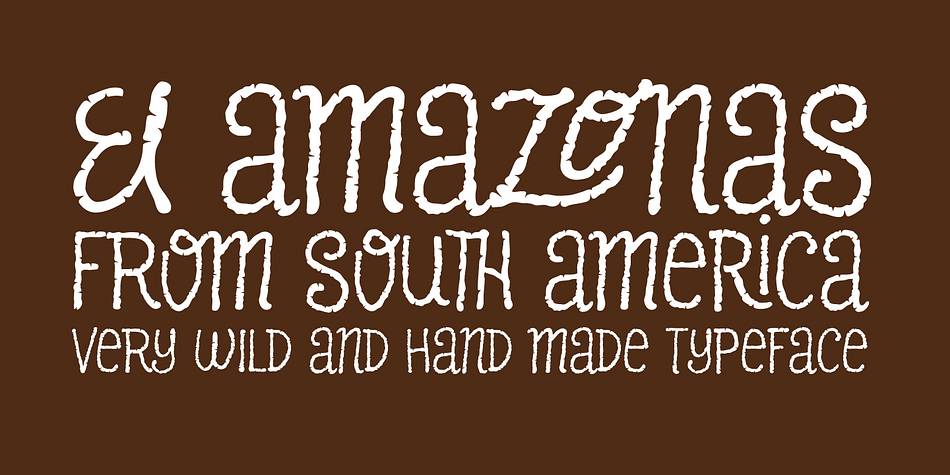 Pantano font family sample image.