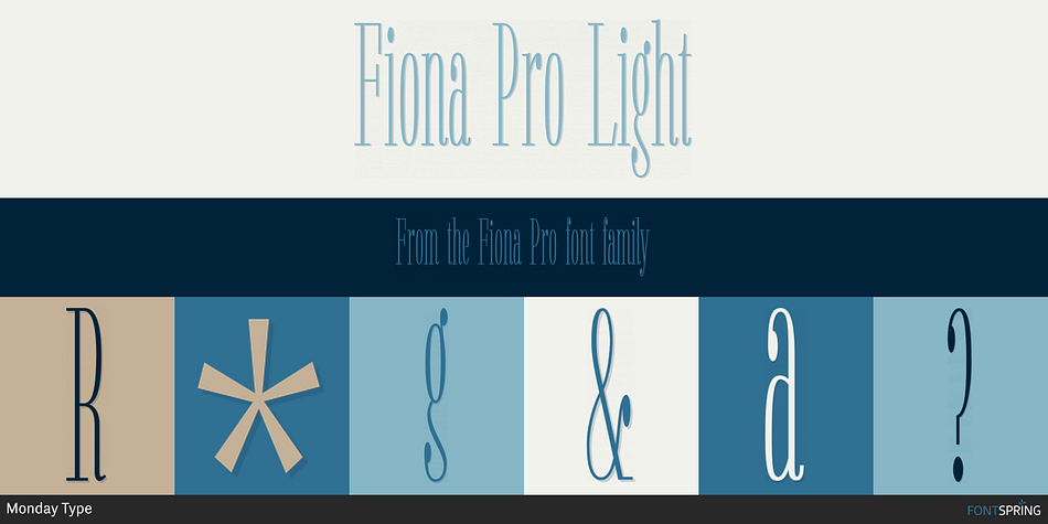Fiona Pro Light Font