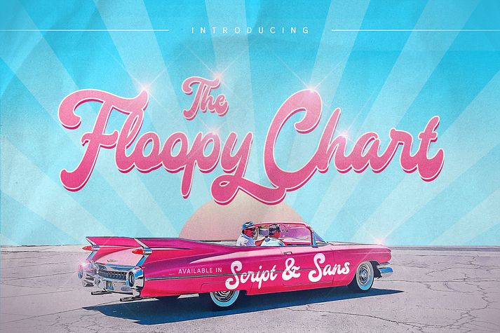 Floopy Chart Script Regular Font