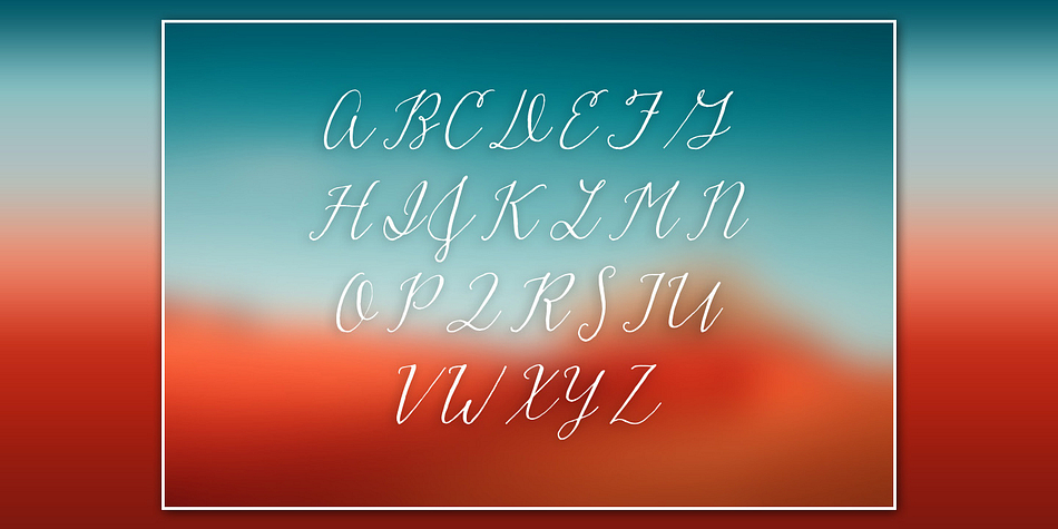 Displaying the beauty and characteristics of the Hadley Script font family.