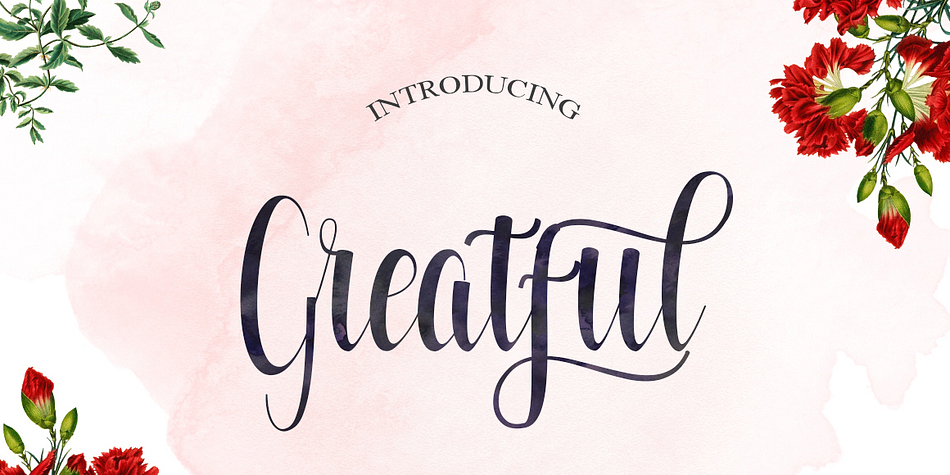 Greatfull is a hand drawn font that has the character of a dancer.