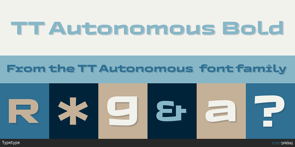 TT Autonomous Basic Package Font