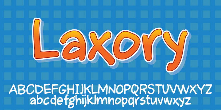 Displaying the beauty and characteristics of the Laxory font family.