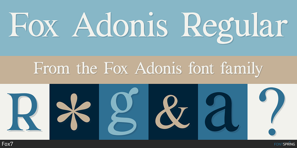 Fox Adonis Regular Font