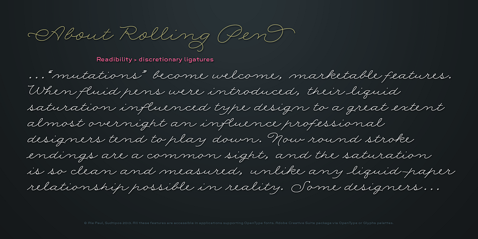 Enjoy the new Rolling Pen designed by Ale Paul with Neon’s visual poetry by Tomás García.