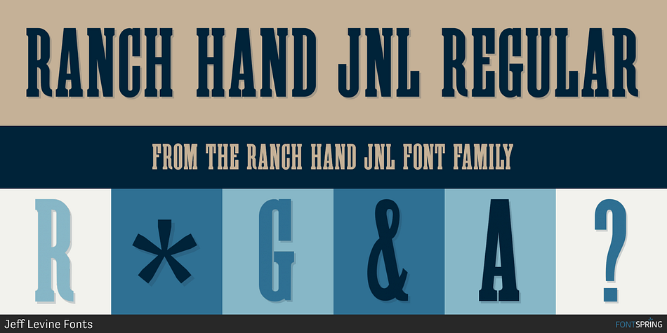 Ranch Hand JNL Regular Font