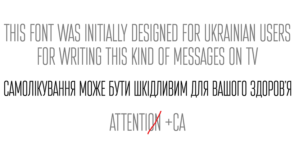 Emphasizing the favorited Attentica 4F font family.