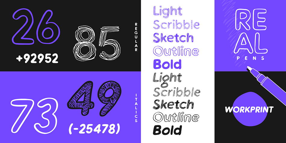 Workprint Font