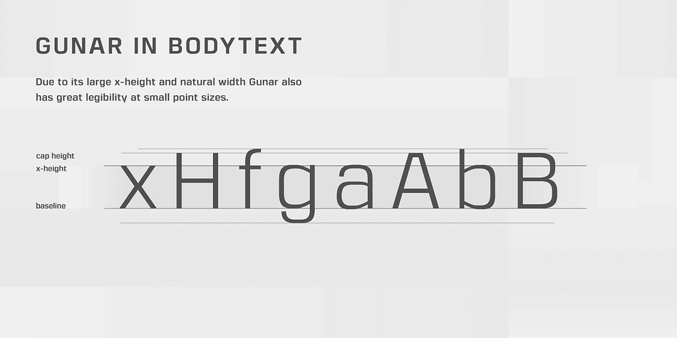 Precise curves are met with straight lines and tapered angles to produce a fresh, technical typeface.
