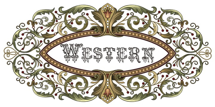 Displaying the beauty and characteristics of the GoodWestern font family.