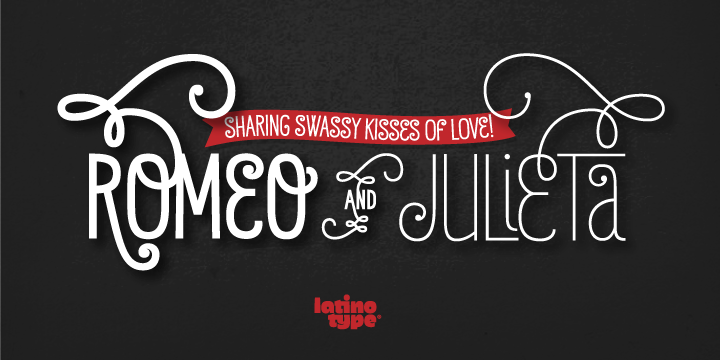 Emphasizing the favorited Romeo  font family.