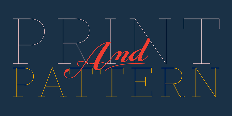 Its counterforms make it a carefree, wild, cheerful, light and highly readable typeface.