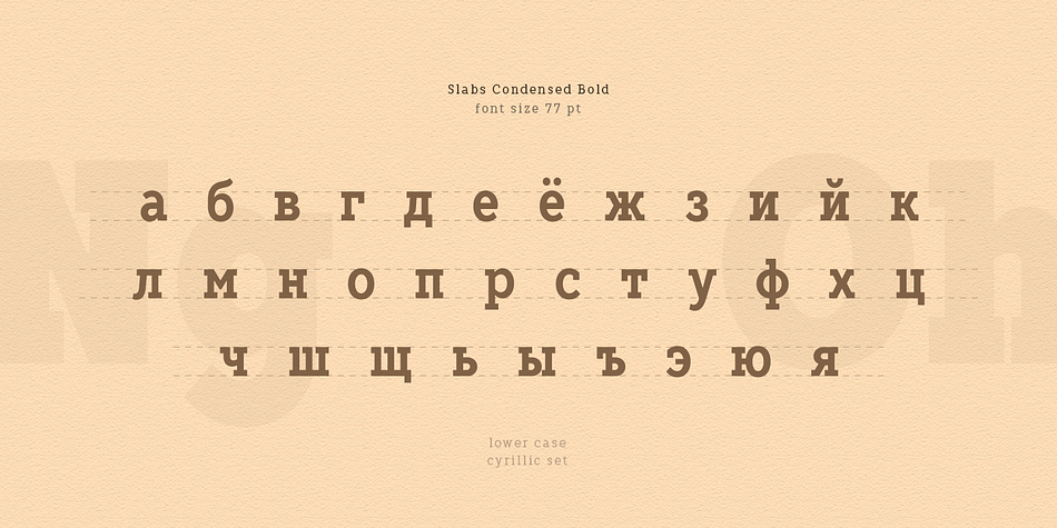 Displaying the beauty and characteristics of the TT Slabs Condensed font family.