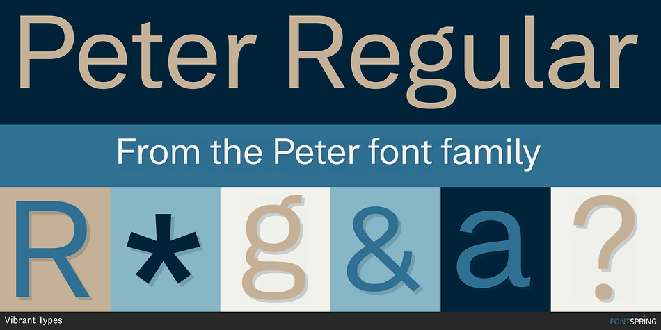 Peter Regular Font