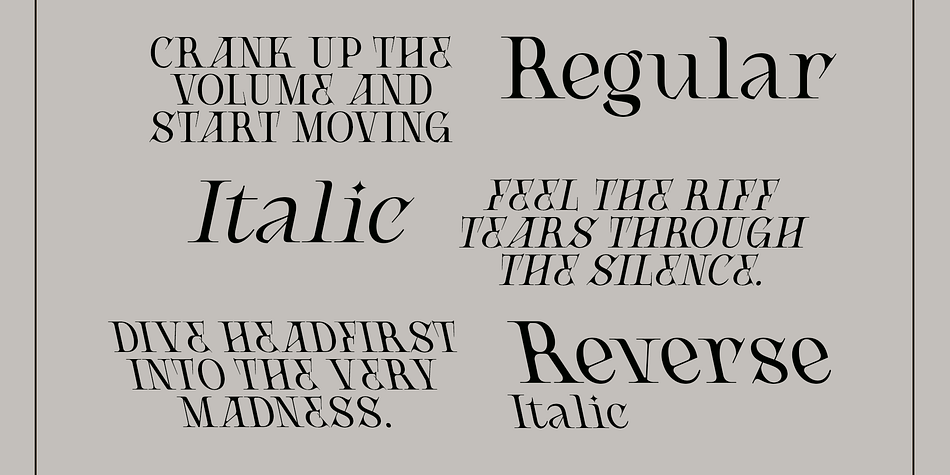 Elegant and Sophisticated Design
With its long, slender strokes and fine lines, CS Alden combines elegance with modernity.