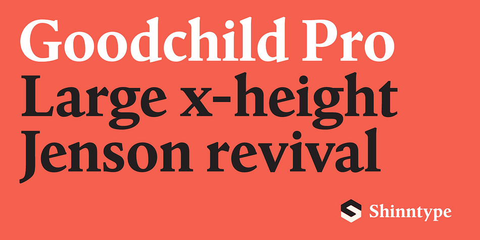 Goodchild Pro is a pragmatic text face, equipped for sophisticated academic typography.