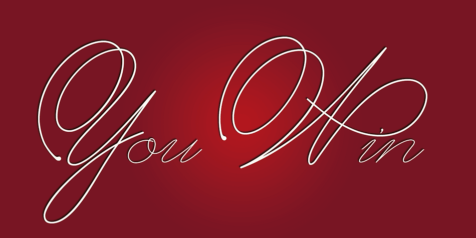 Emphasizing the favorited Dreamline font family.