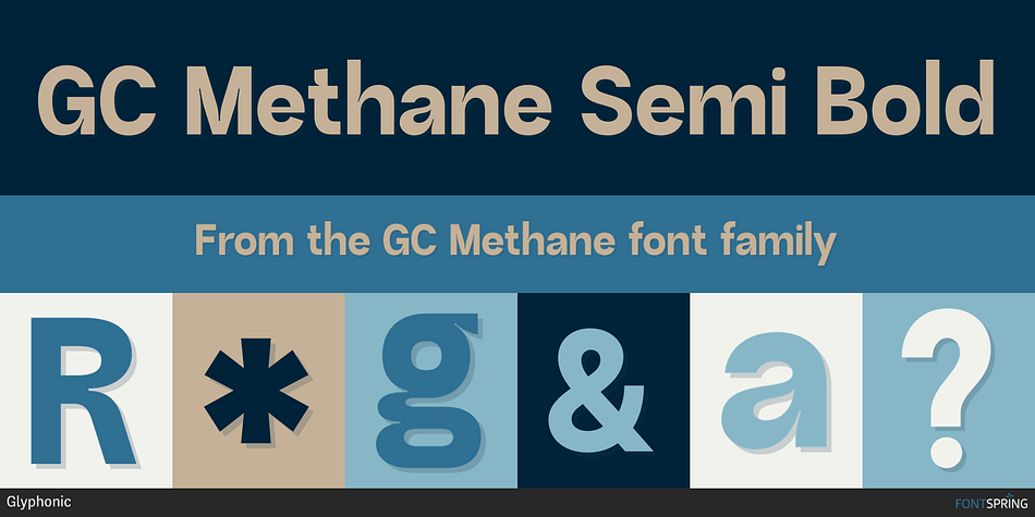 GC Methane Semi Bold Font