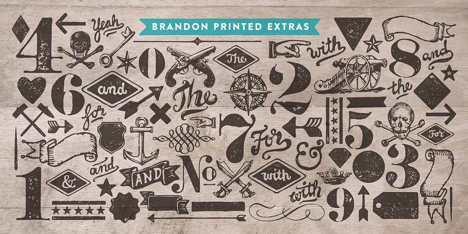 Brandon Printed has a high level of detail, so it may process more slowly in some applications.