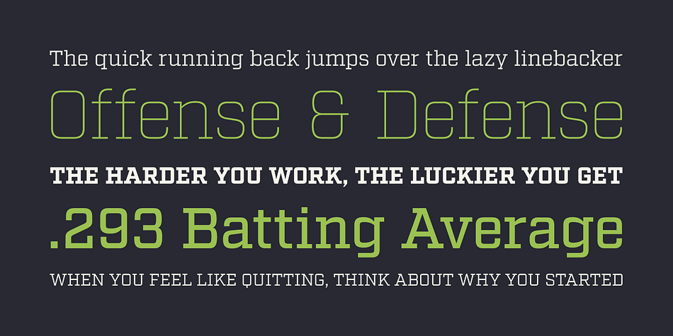 Highlighting the Factoria font family.