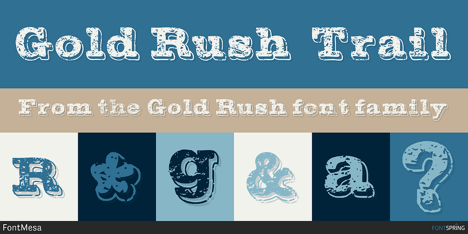Gold Rush Trail Font