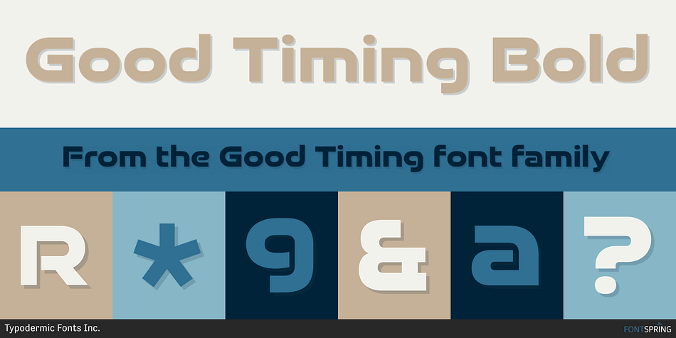 Good Timing Bold Font