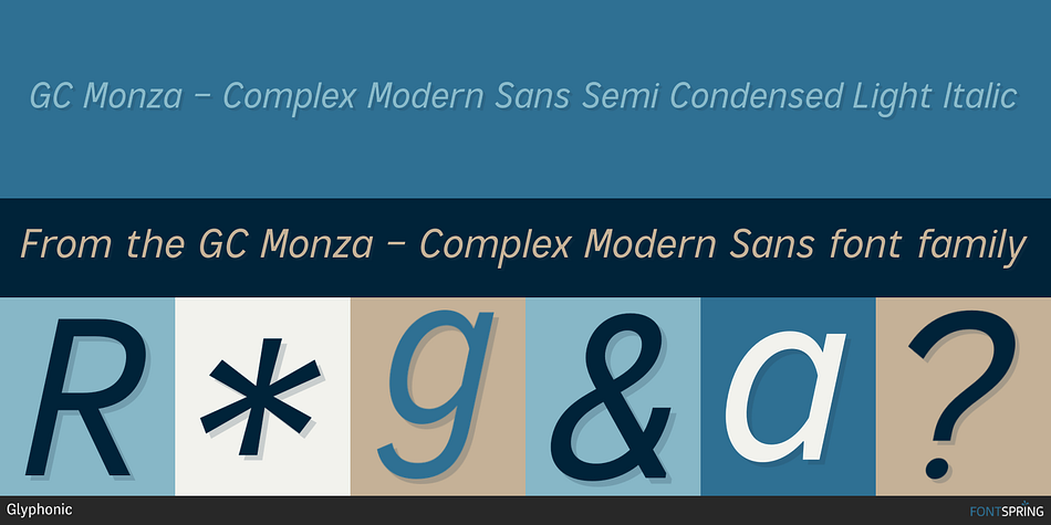 GC Monza - Complex Modern Sans Font