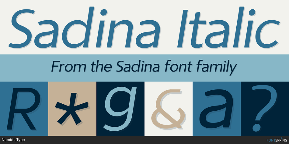 Sadina Italic Font