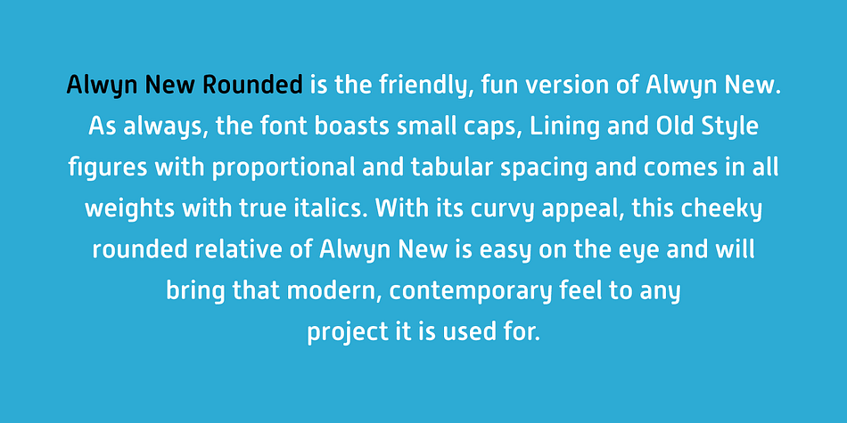 Whilst the font has been completely re-drawn, re-spaced and re-kerned it retains its original, ‘squarish’, robush charm, and now has a wealth of features consistent with an Opentype font.