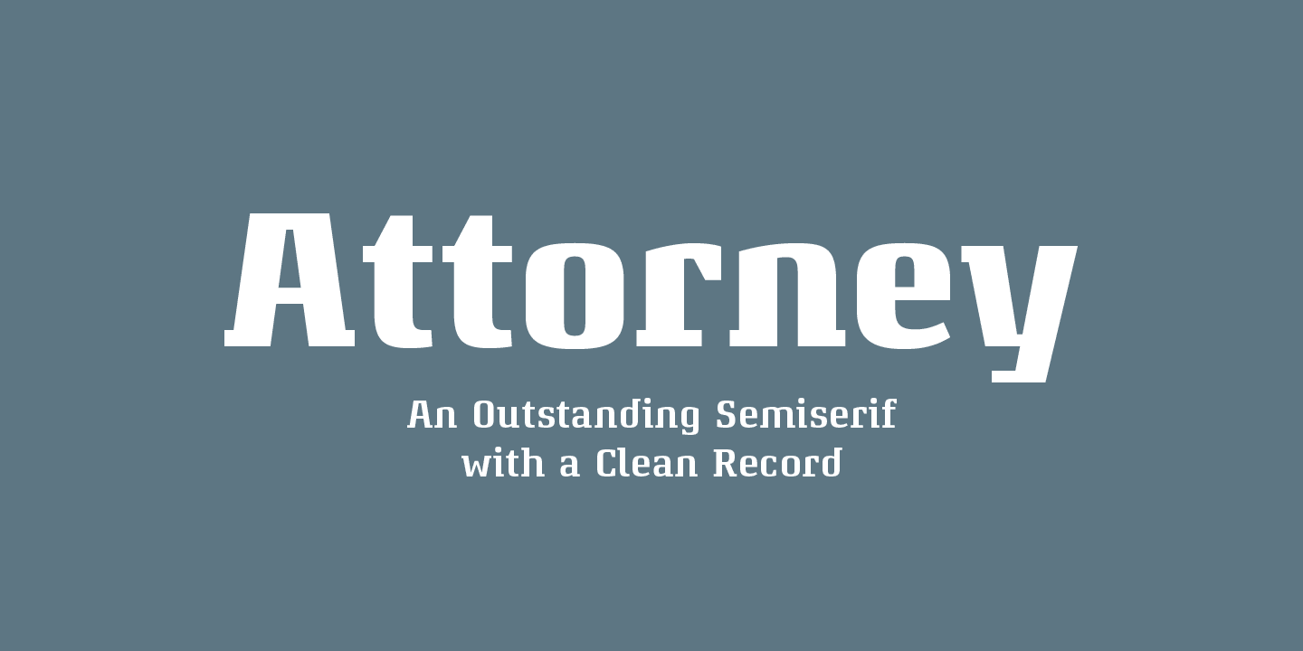 Attorney Font