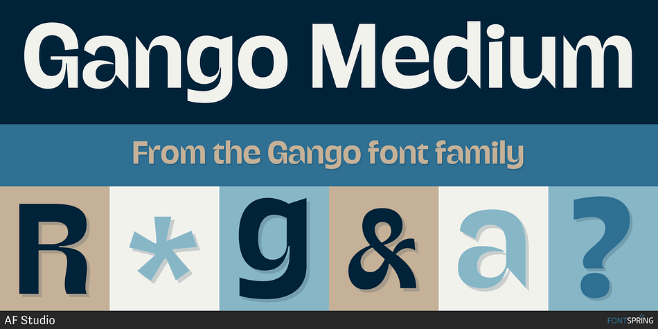 Gango Medium Font