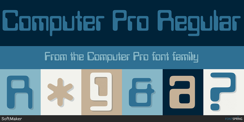 Computer Pro Regular Font