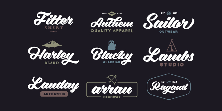 Adelia has 108 alternate characters to help you create an attractive message and improve your design, mix and match Adelia with its alternate characters whereever you like it.