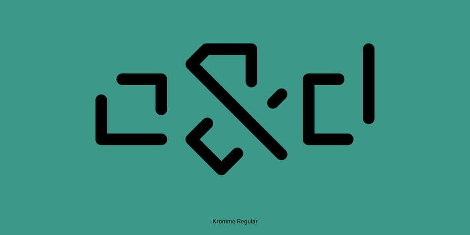 Kromme Font