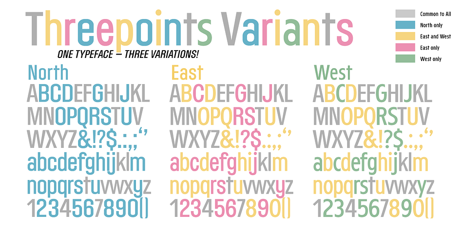 ThreepointsEast Font