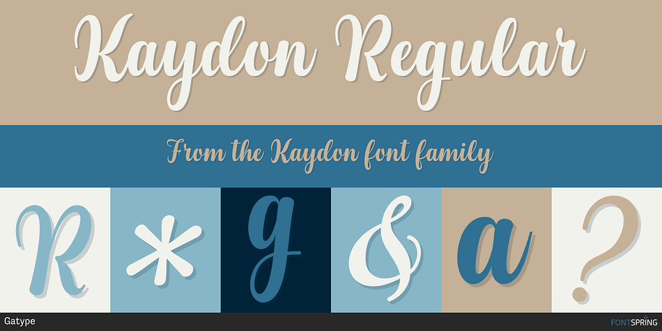 Kaydon Regular Font