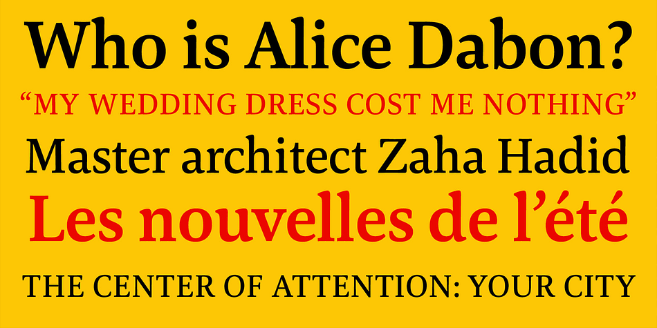 Emphasizing the favorited Carrara font family.