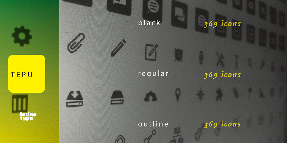 Tepu is a typeface best suited for information design, maps, user interface, instructions and educational purposes.