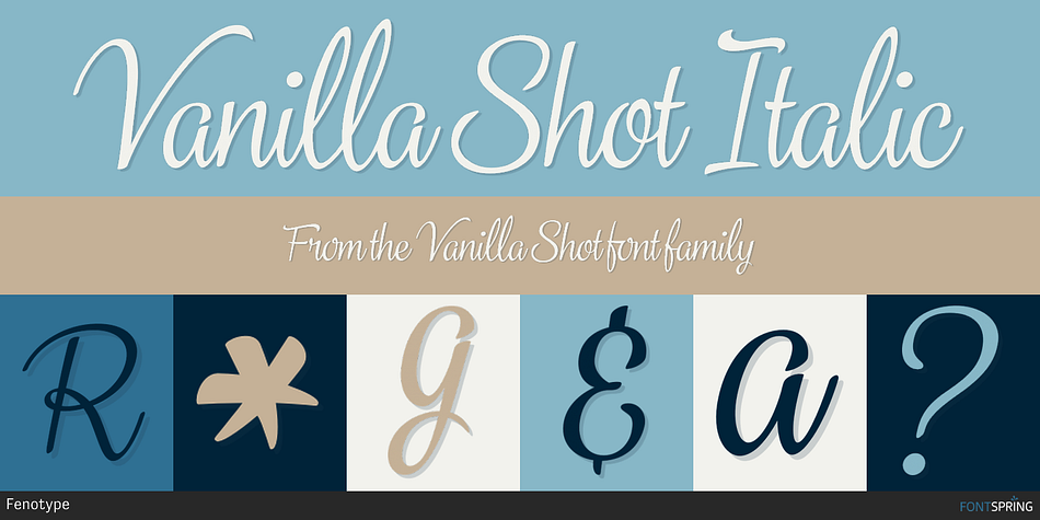 Vanilla Shot Regular Font